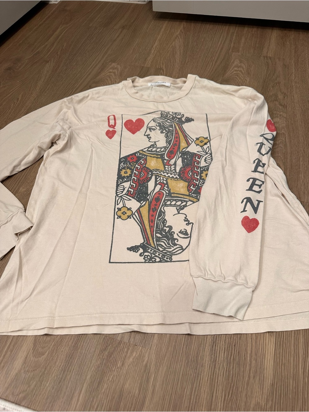 Day Free People Queen of Hearts Graphic Long Sleeve Tee
